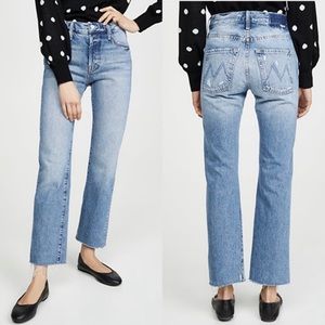 Mother Denim the Scrapper Cuff Ankle Jeans in Take Me Higher size 25